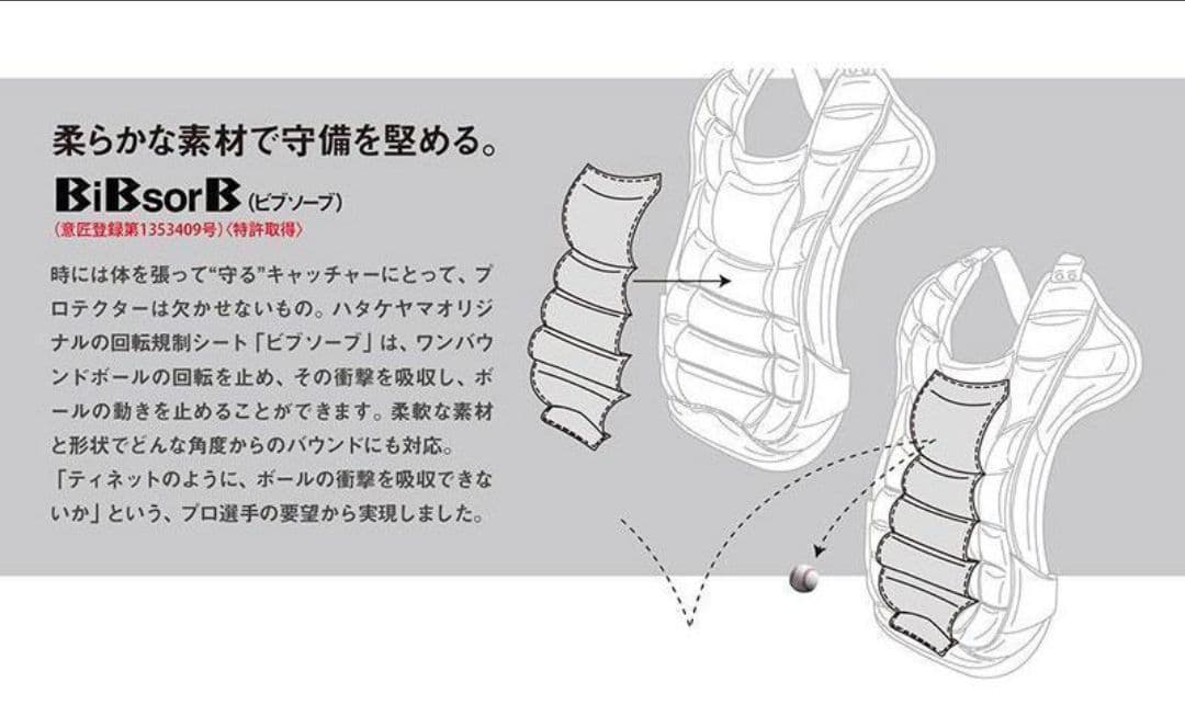 ハタケヤマ 少年軟式用 キャッチャー防具一式 5点セット