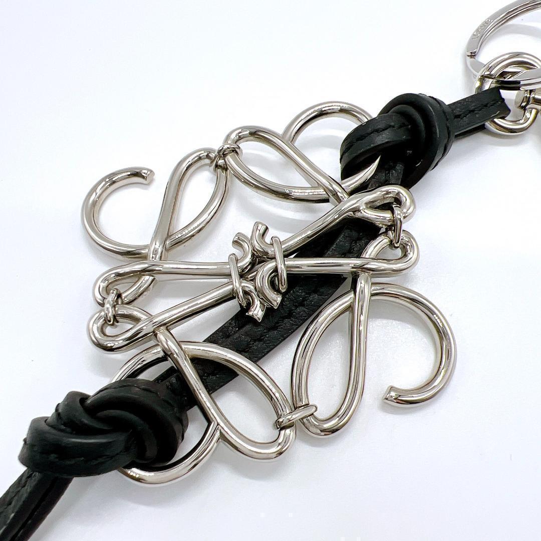 ロエベ LOEWE アナグラム キーホルダー チャーム バッグチャーム シルバー