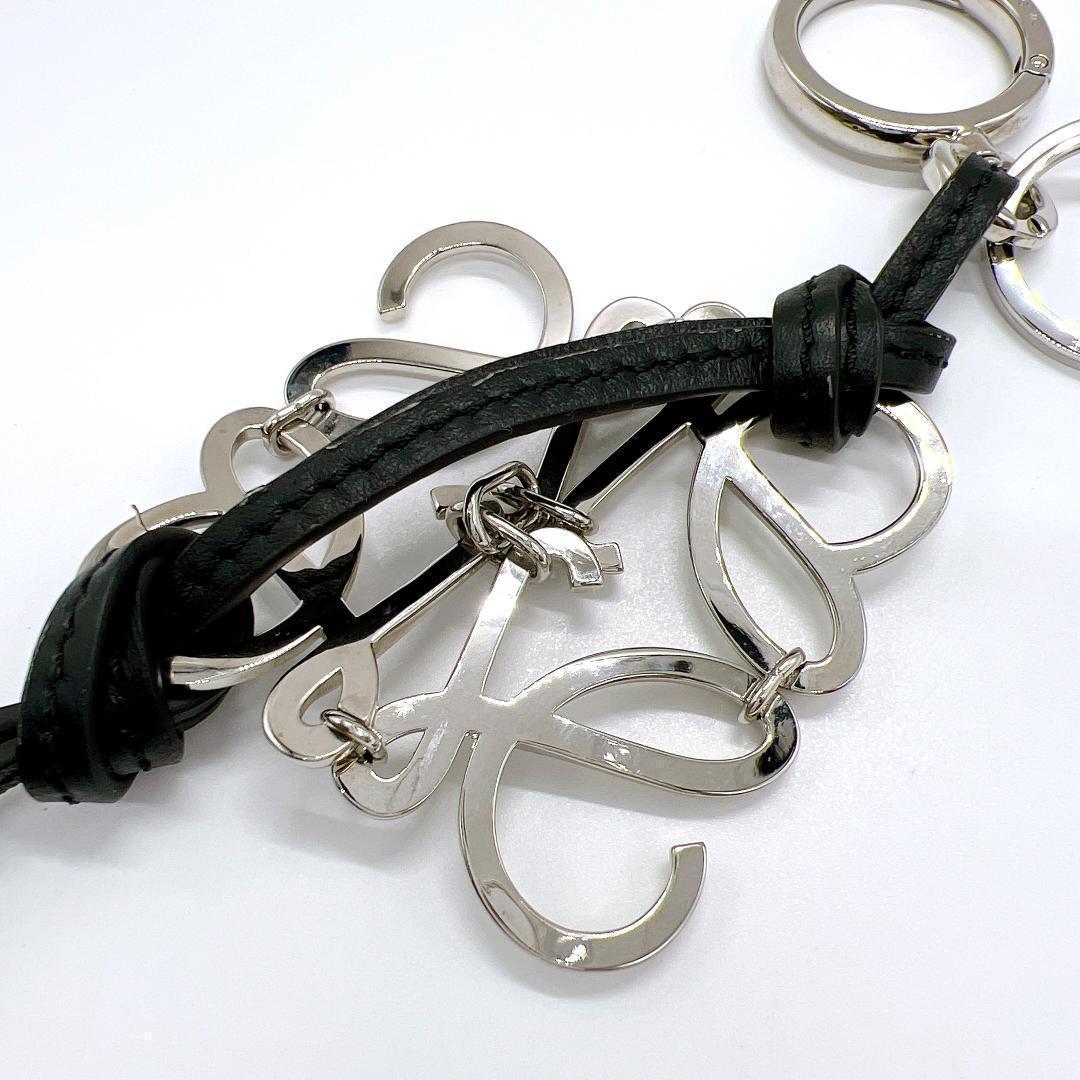 ロエベ LOEWE アナグラム キーホルダー チャーム バッグチャーム シルバー