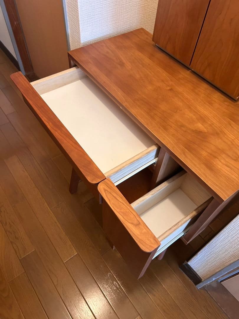 レグナテック ドレッサー ティペットⅡ ブラックチェリー 三面鏡