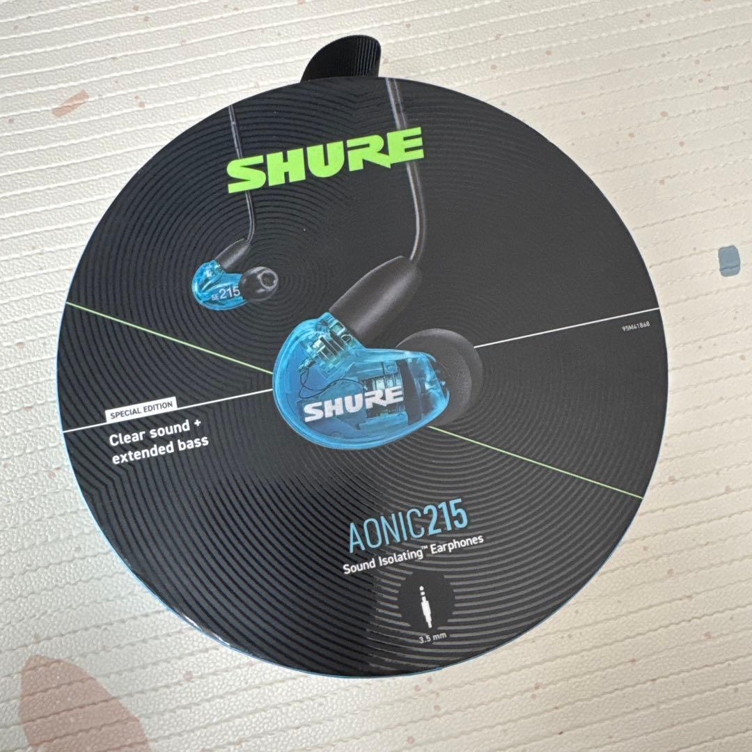 SHURE イヤホン AONIC 215 有線 マイク付き