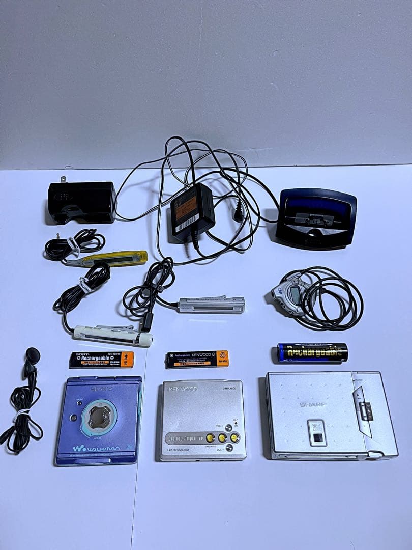 MDプレーヤー 3台まとめ売りSONY/KENWOOD/SHARP