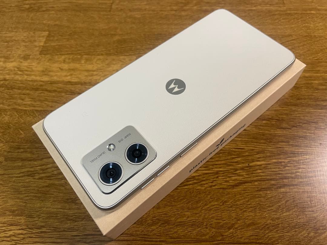 【連休値下】moto g64y 5G 128GB バニラクリーム＜Yモバイル＞