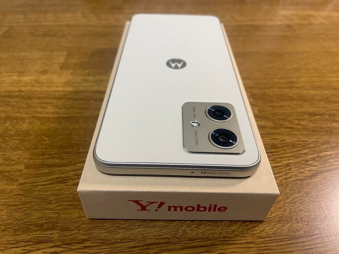 【連休値下】moto g64y 5G 128GB バニラクリーム＜Yモバイル＞