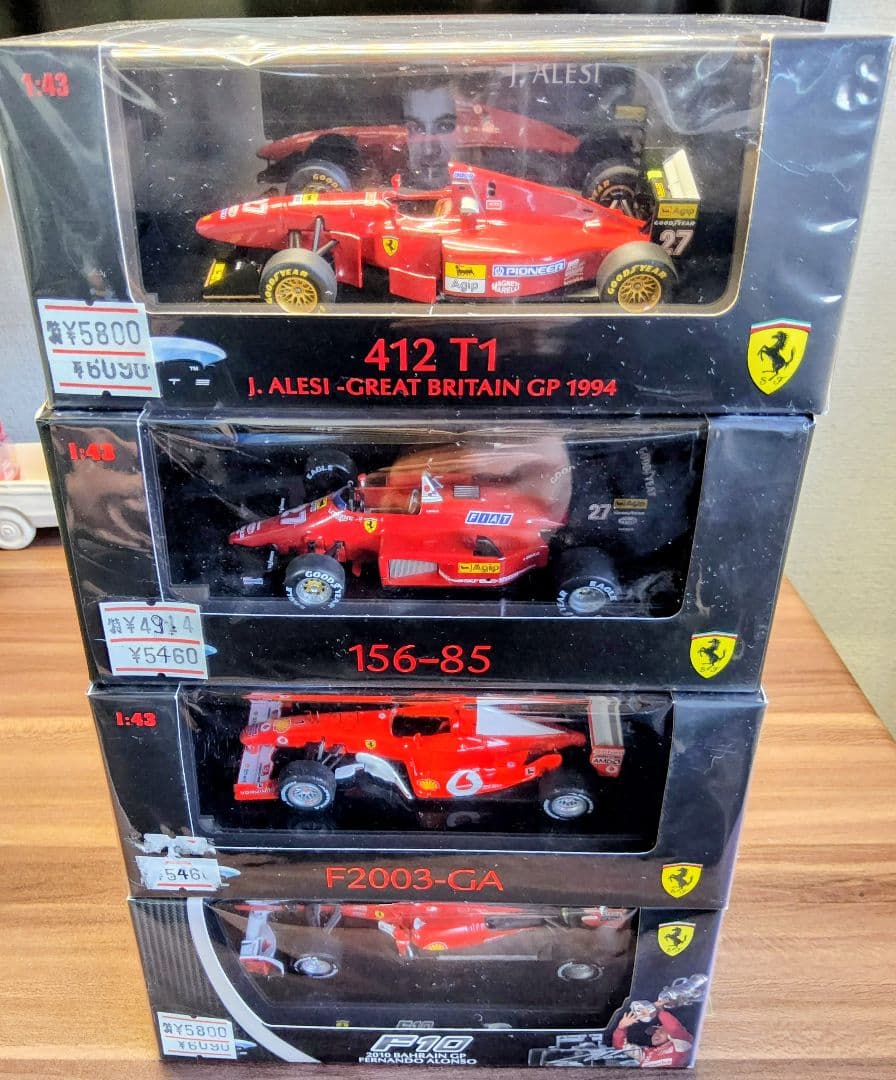 【新品未使用品！】1/43フェラーリ F1 4台セット