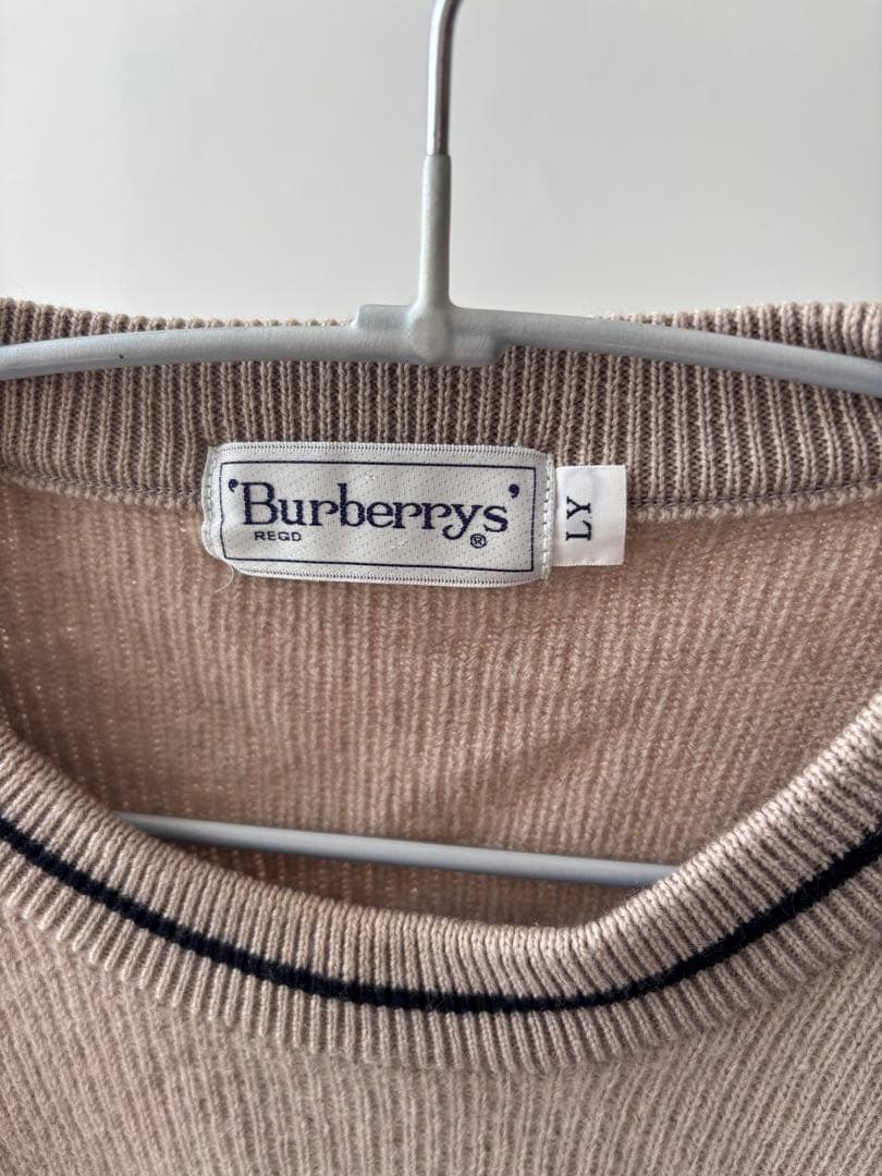 90年代 Burberry London バーバリー ニット ヴィンテージ