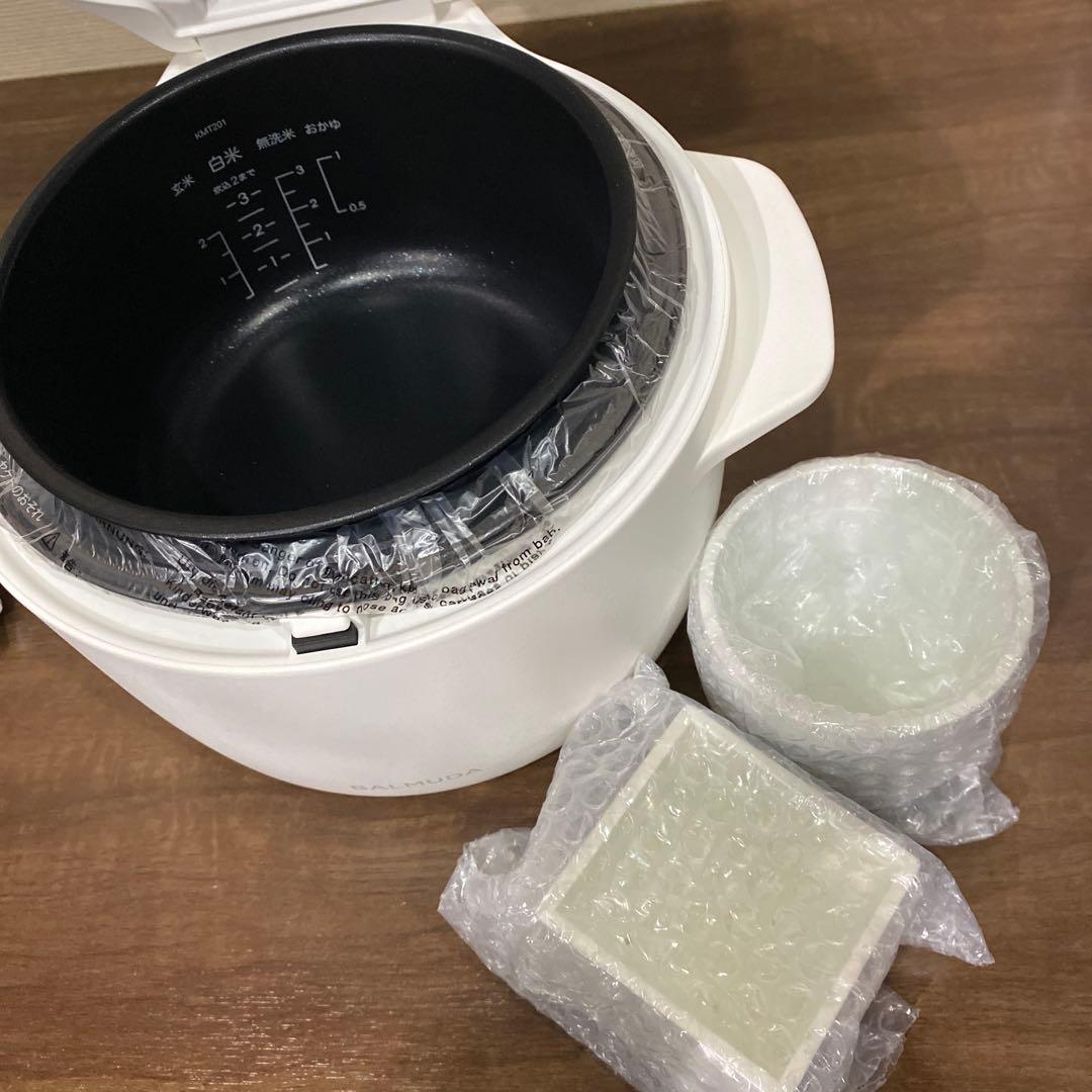 新品　BALMUDA The Gohan K03A-WH 炊飯器 白 ホワイト