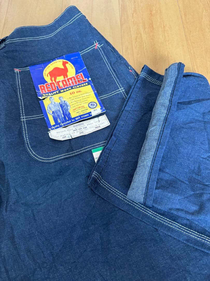 RED CAMEL 50s 60s USA デニムオーバーオール デッドストック