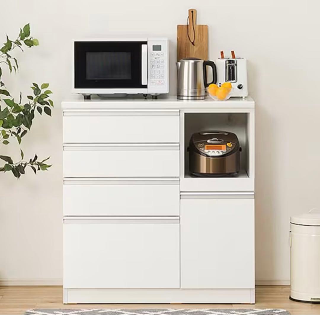 【sjbnd様】ニトリ　食器棚　キッチンカウンターレジューム 90