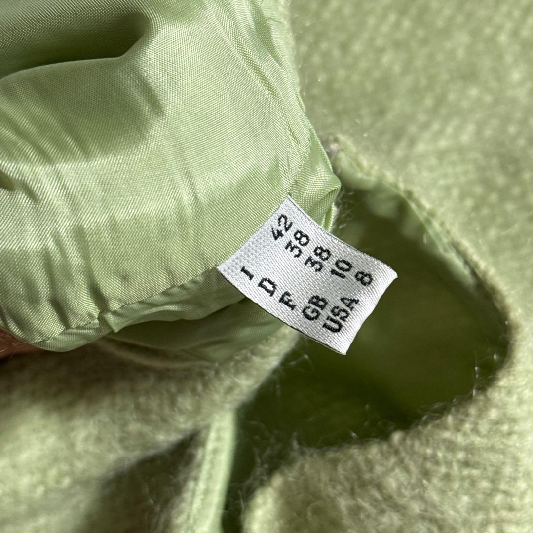 モスキーノ モヘア ドレス ワンピース グリーン ビーズ フリンジ