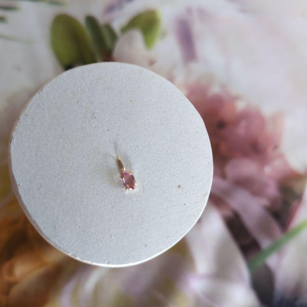 ♥新品♥K18パパラチア サファイア　ネックレストップ