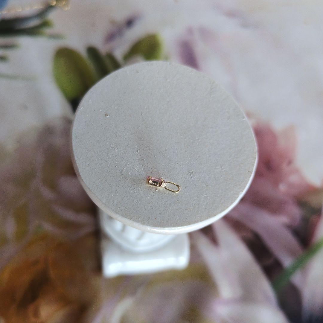 ♥新品♥K18パパラチア サファイア　ネックレストップ