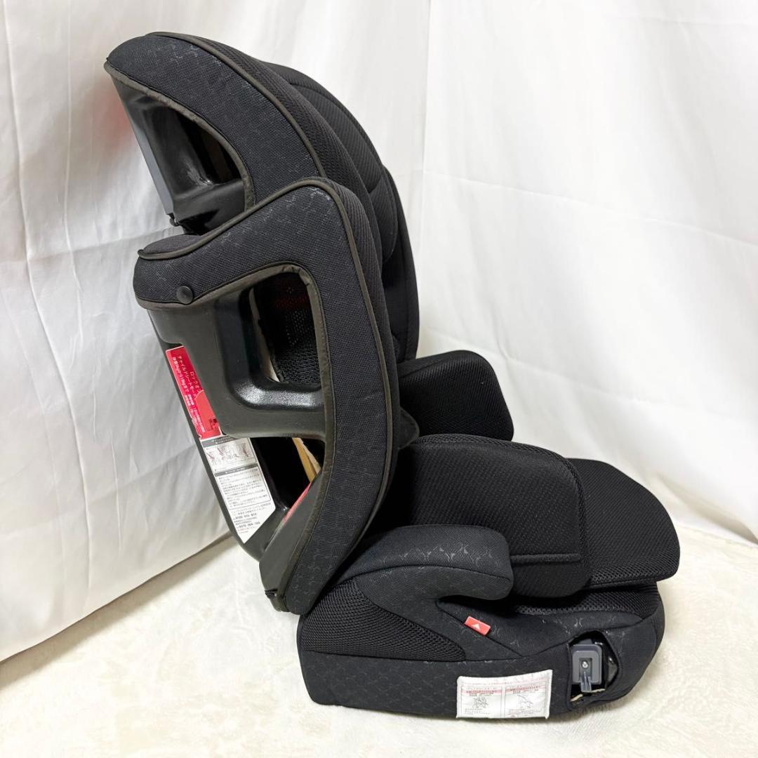 美品 Aprica アップリカ エアグルーヴ プラス ブラック ジュニアシート