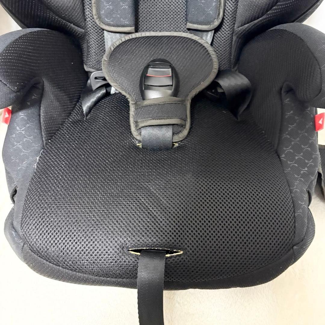 美品 Aprica アップリカ エアグルーヴ プラス ブラック ジュニアシート