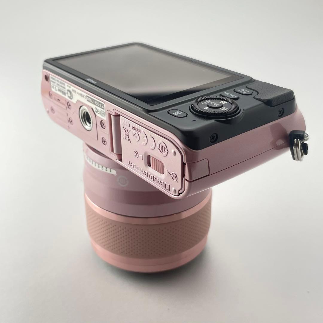 【ショット数1000・返品保証】Nikon1 S1 ピンク 標準レンズキット
