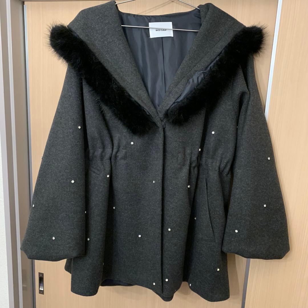 ビジュー付き女の子コートone after another NICE CLAUP