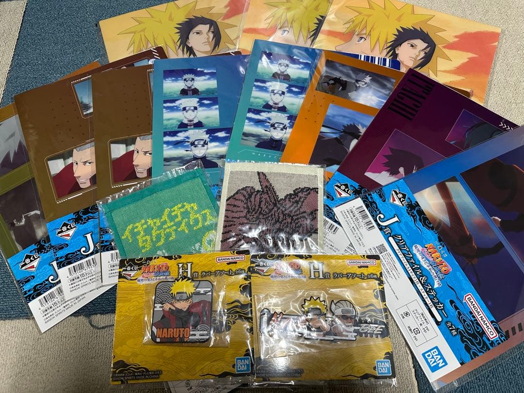 NARUTO 1番くじ　自来也&日向ヒナタ フィギュアセット下位賞多数おまけ付き