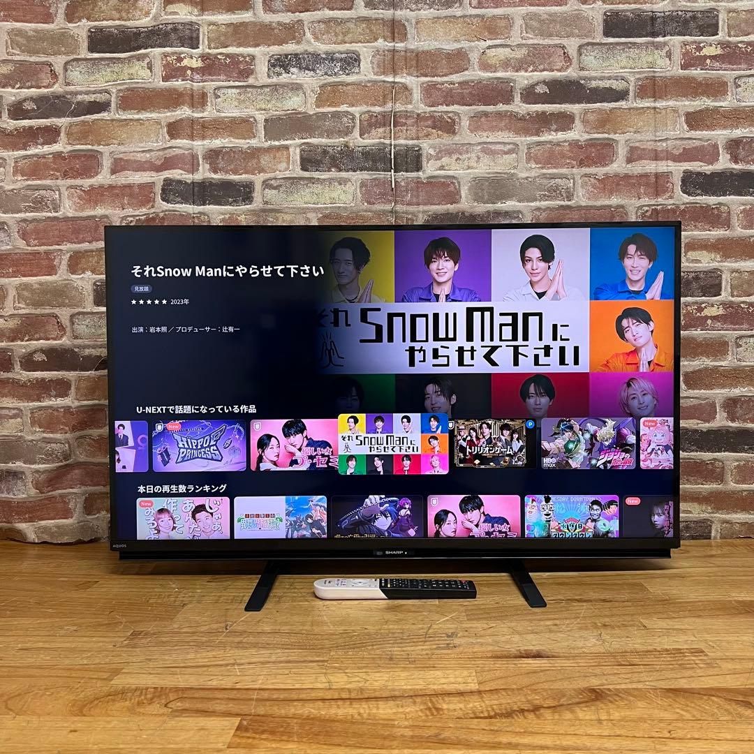 シャープ 40V型 4K 液晶テレビ Android TV 4T-C40CL1