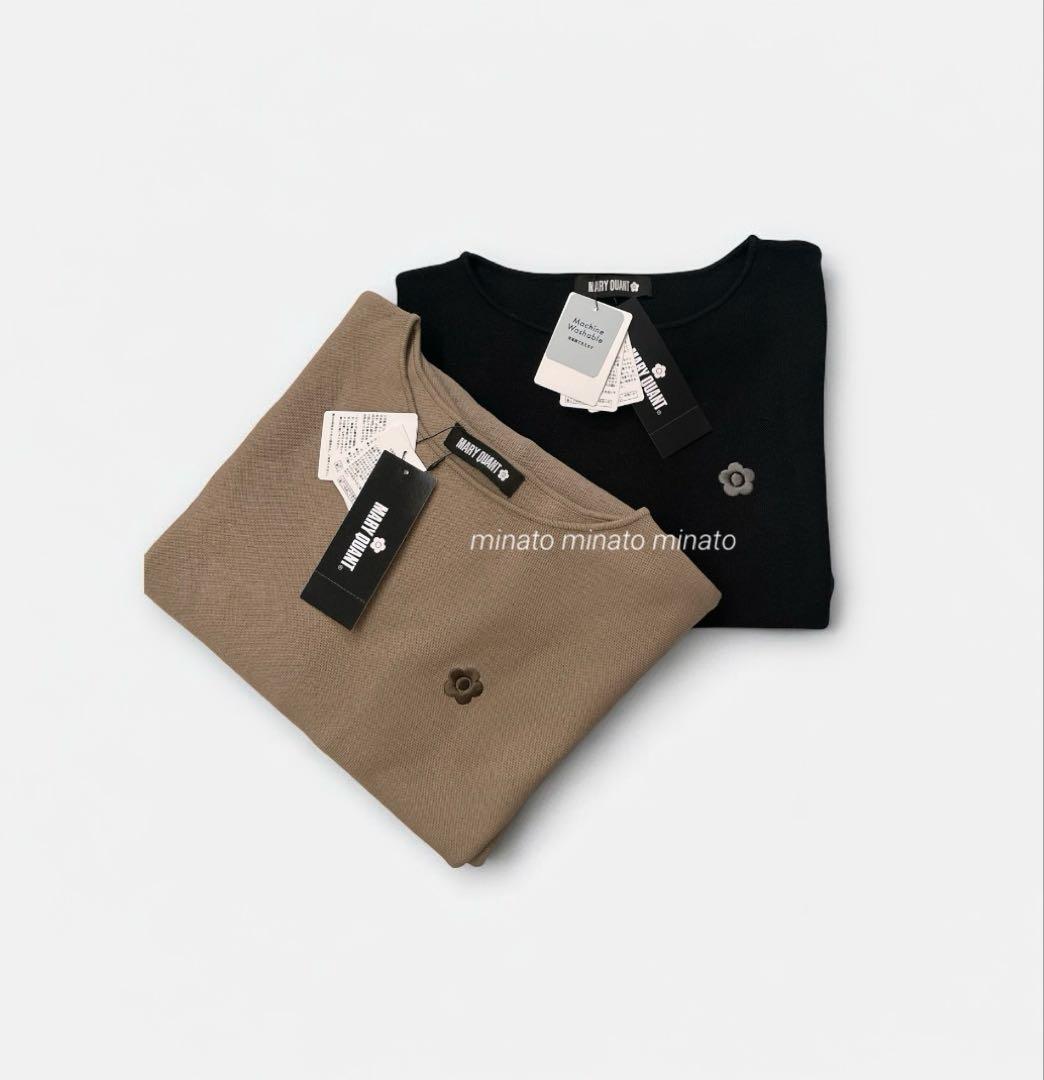 くもりなきまなこ 新品タグ付 マリークワント ワンピース モカ&ブラックM