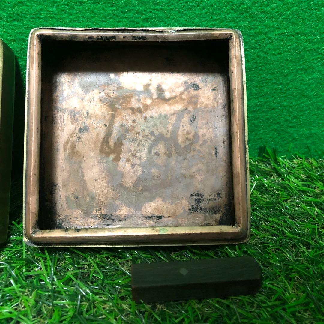 墨合 古文字 中国 工美術文房具　書道具 漢詩「赤壁賦」アンティーク