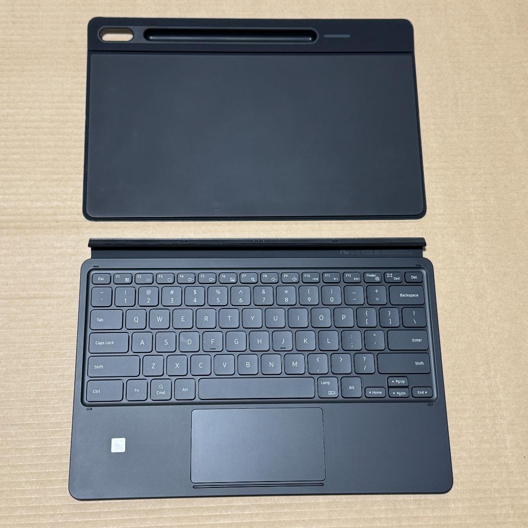 Galaxy tab s8＋ 純正カバー + キーボード + ガラスフィルム付
