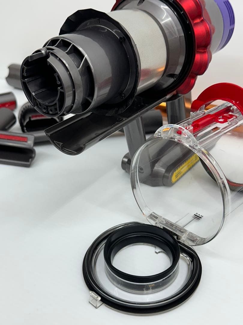 赤　動作保証品　ダイソン　掃除機　SV12 本体　純正品　フルセット　中古　美品