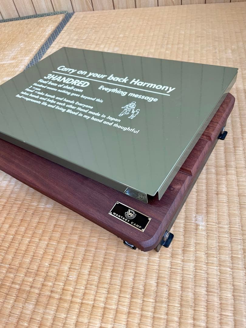 シェルコン天板　brunt wantkey camp ハーモニー25 オリーブ