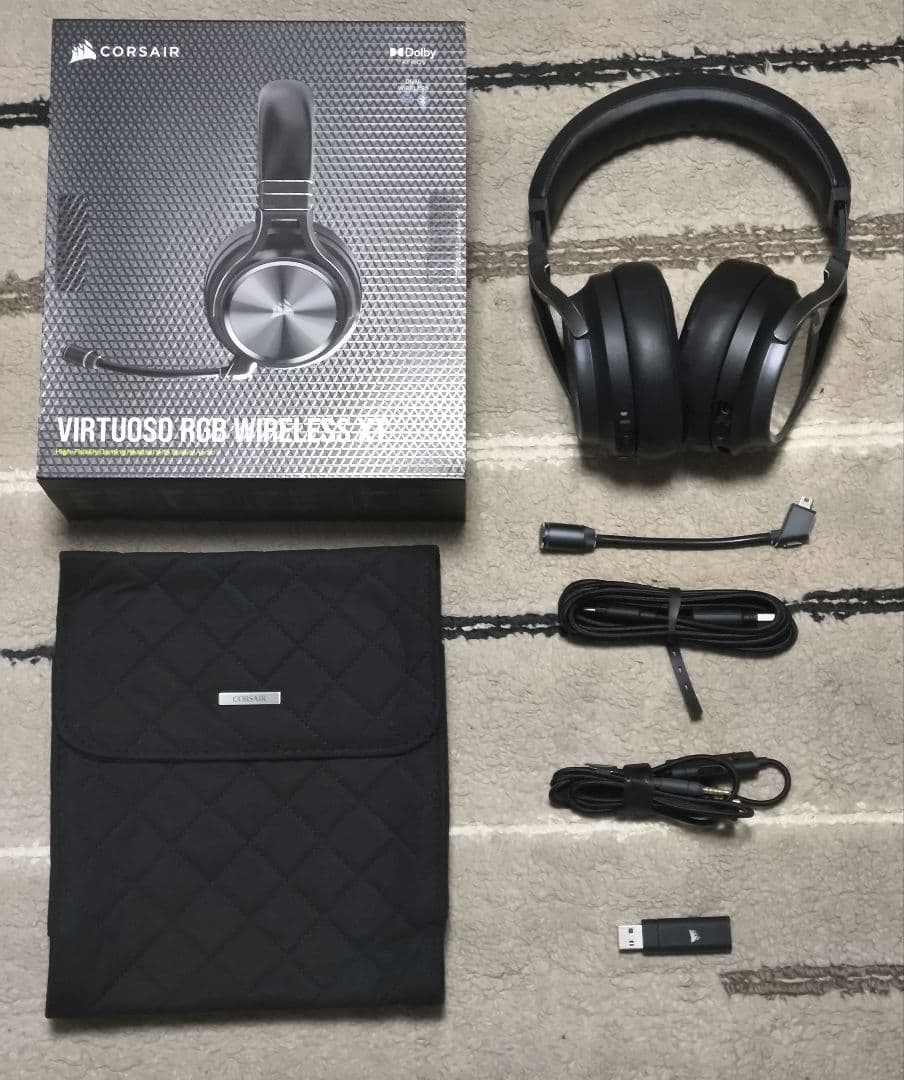 Corsair VIRTUOSO RGB WIRELESS XT　ヘッドセット