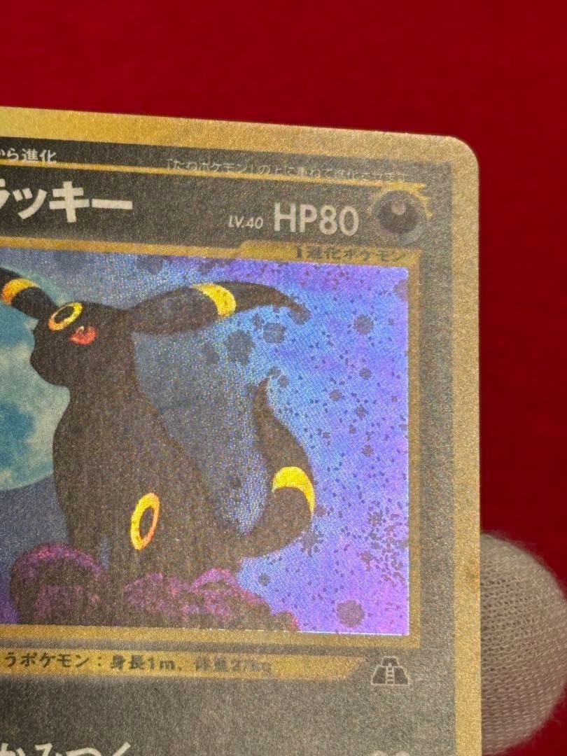 ポケモンカード ブラッキー 旧裏面 遺跡をこえて… No.197 渦巻きホロ有り