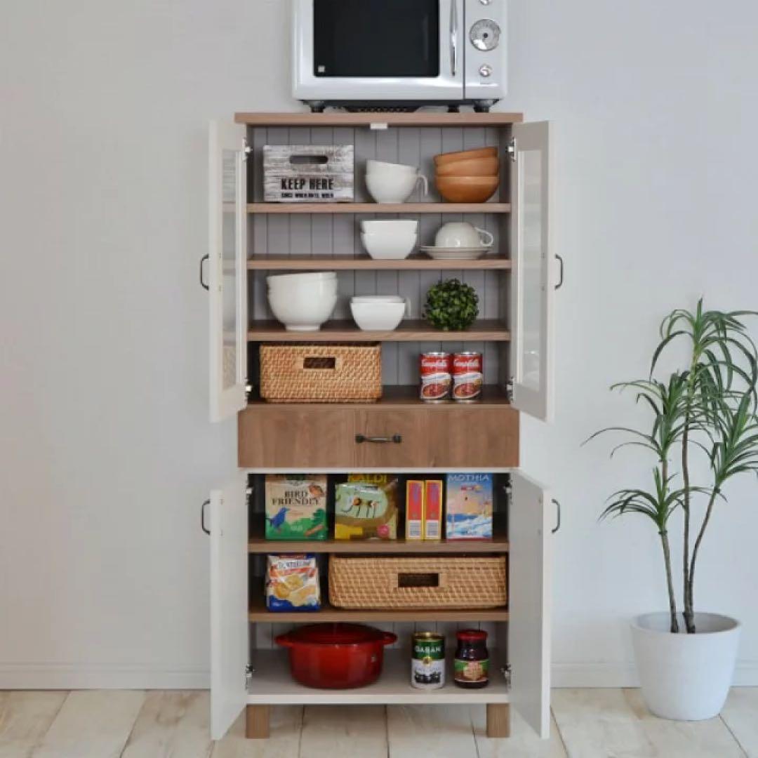 【食器棚】フレンチカントリー調・ニトリ