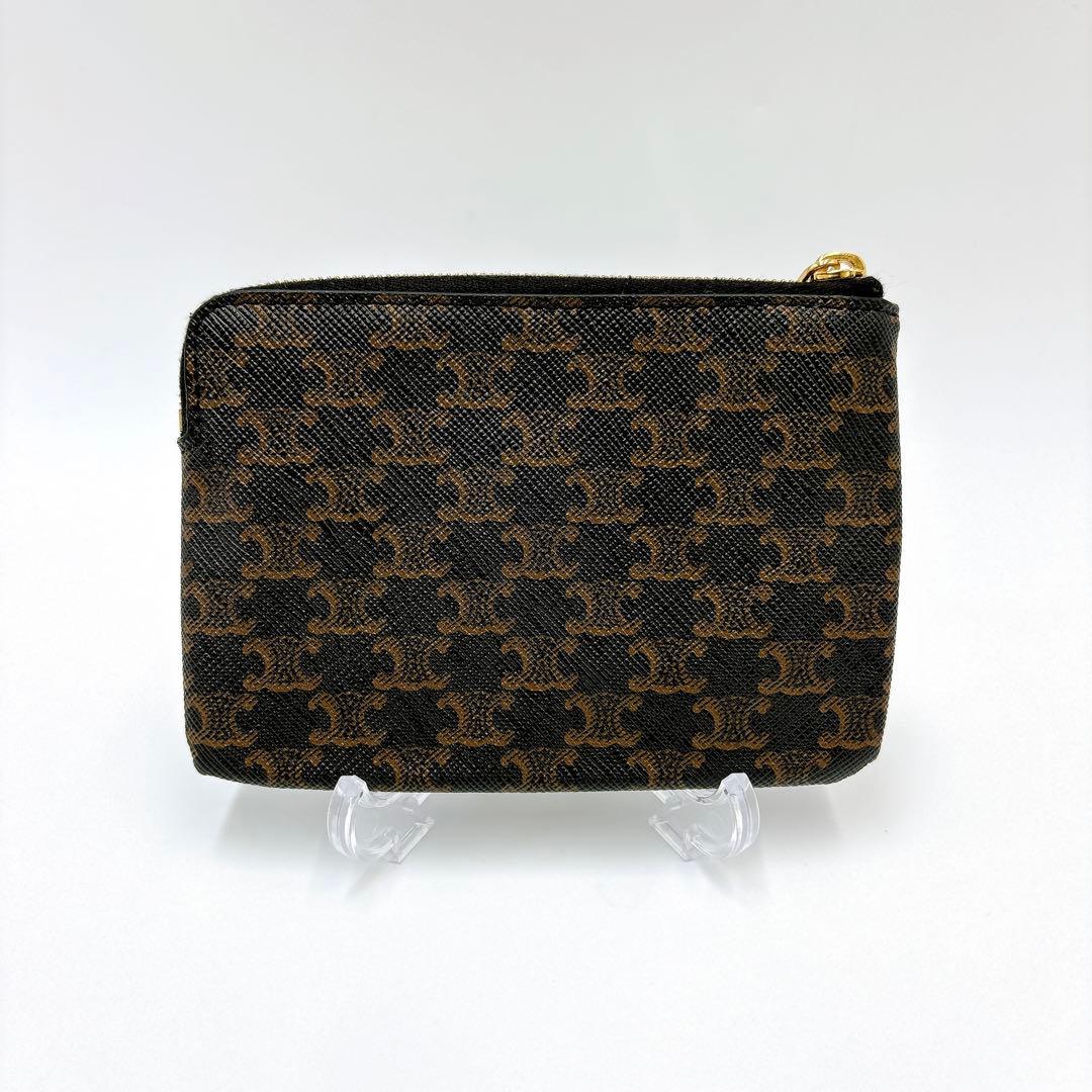 美品 ＊ CELINE セリーヌ トリオンフ ケース キーケース ブラウン