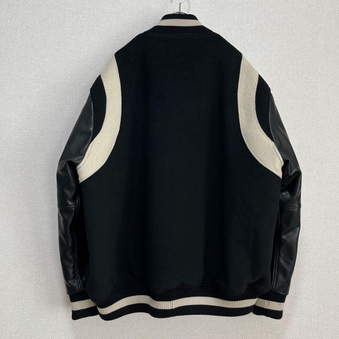 【美品】オンライン即完売 CRONOS スタジアム ジャケット ブラック M