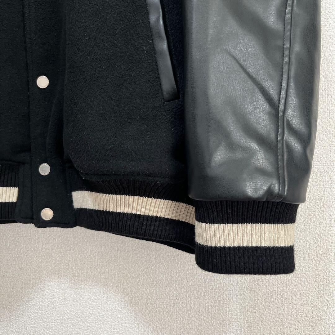 【美品】オンライン即完売 CRONOS スタジアム ジャケット ブラック M