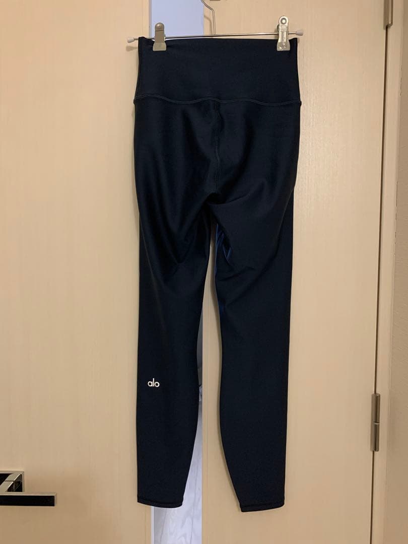 AlOネイビー ハイウエスト レギンス XSサイズ