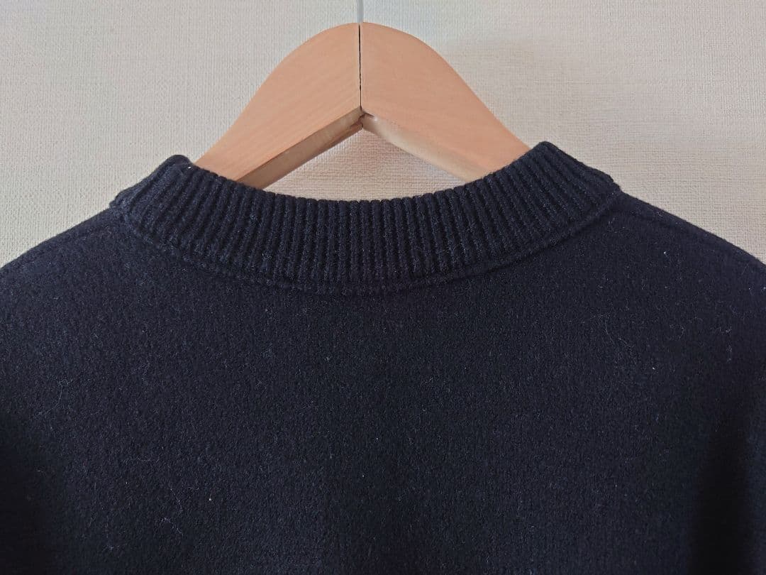 ami PARIS アミパリス メンズ レディース ニット ハート ロゴ　黒