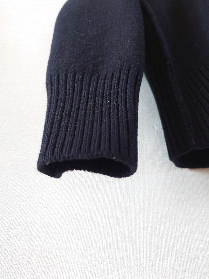 ami PARIS アミパリス メンズ レディース ニット ハート ロゴ　黒