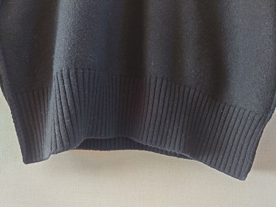 ami PARIS アミパリス メンズ レディース ニット ハート ロゴ　黒