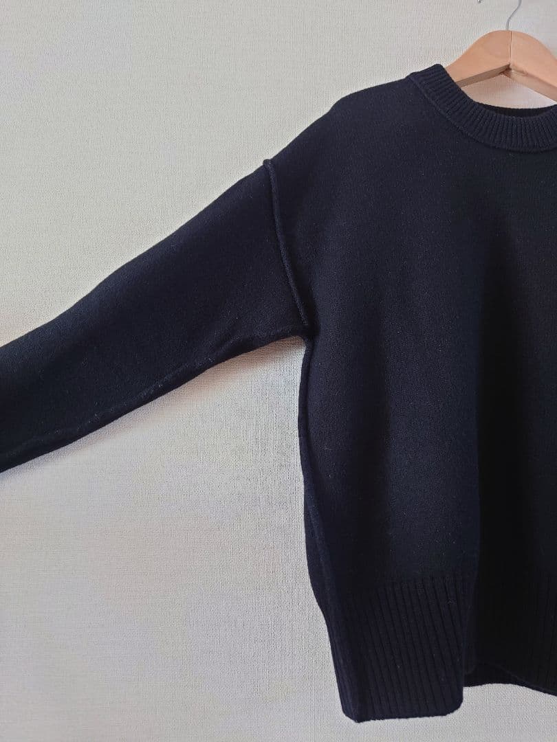 ami PARIS アミパリス メンズ レディース ニット ハート ロゴ　黒