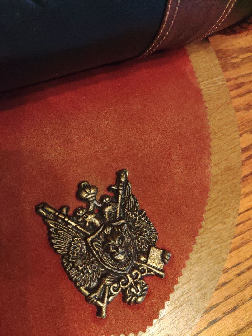 バッファロー　角　ホーン　天然　貴重　アメリカ　アンティーク　ヴィンテージ　牛革