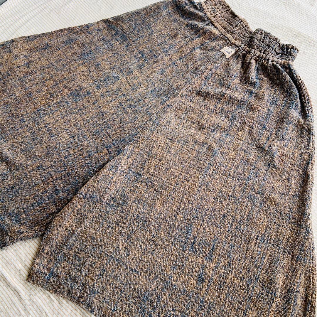 うさと usaato ピエロ パンツ 藍染 草木染 size4