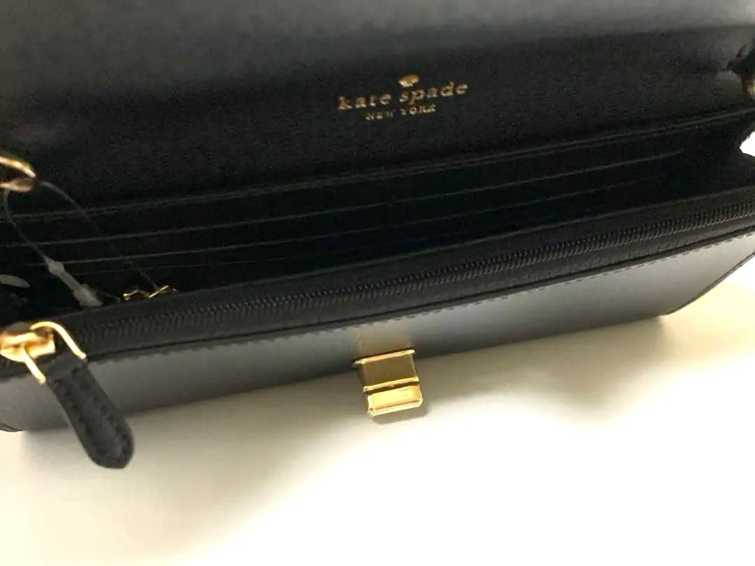 【新品】kate spade　ショルダーウォレット　財布　ショルダー付　2way
