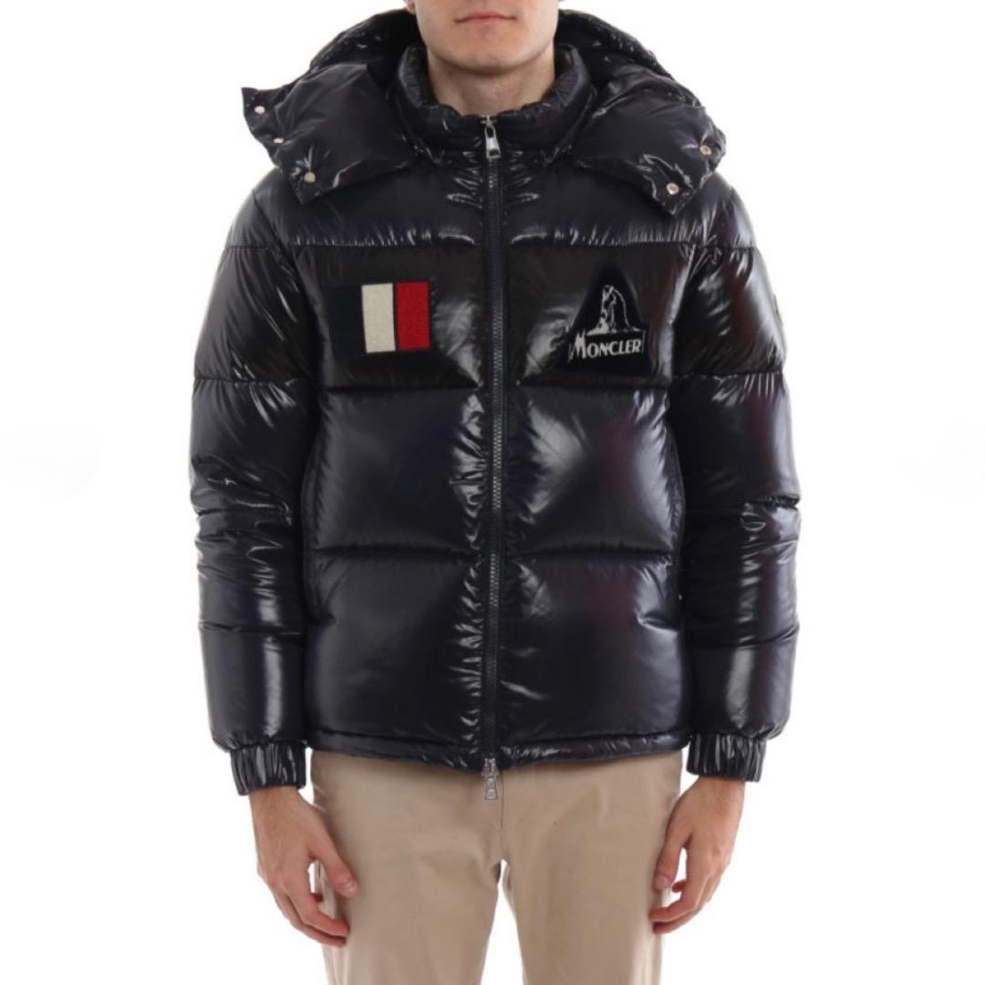 【美品】モンクレール　ゲイリーダウンジャケット メンズ ネイビー３/L