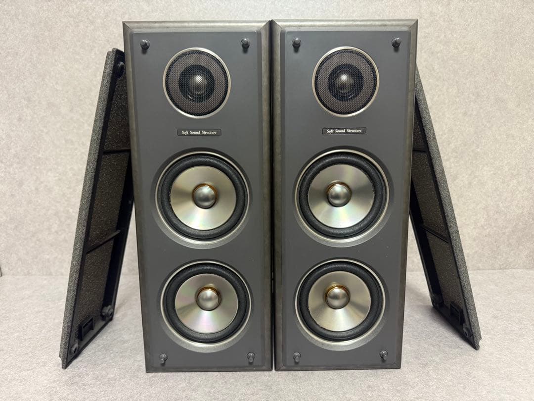 ペアスピーカー Victor ビクター SX-105 メタルコーン バスレフ