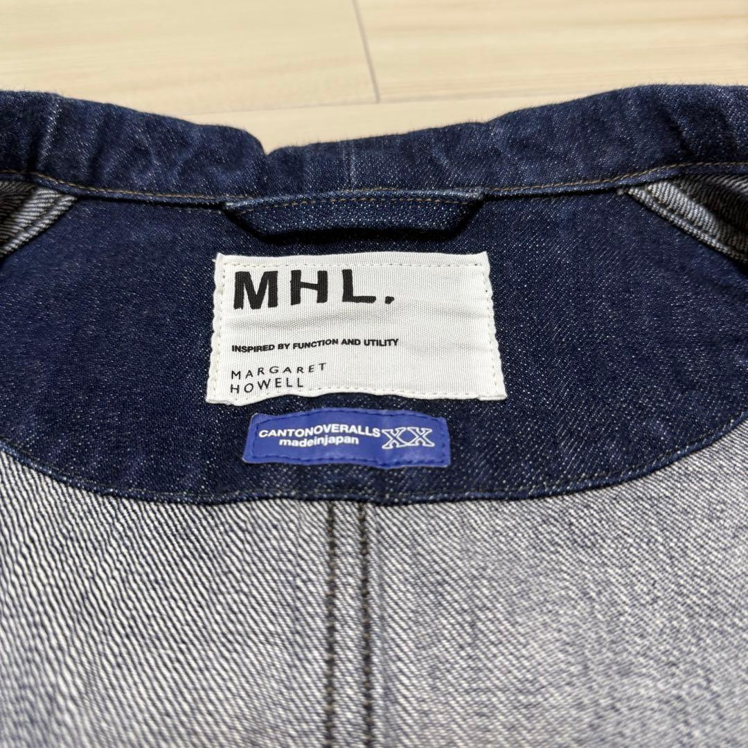 【美品✨】MHL CANTON OVERALLS デニムジャケット カバーオール