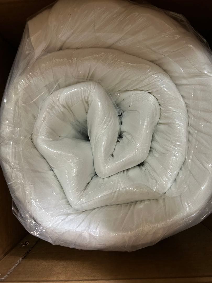 マットレス シングル 195長さ x 97幅 x 20厚み cm ホワイト