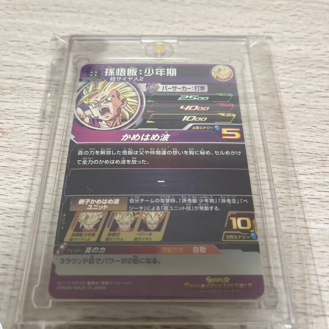 完全美品！　H2-16 P 孫悟飯：少年期　メモリアルパック