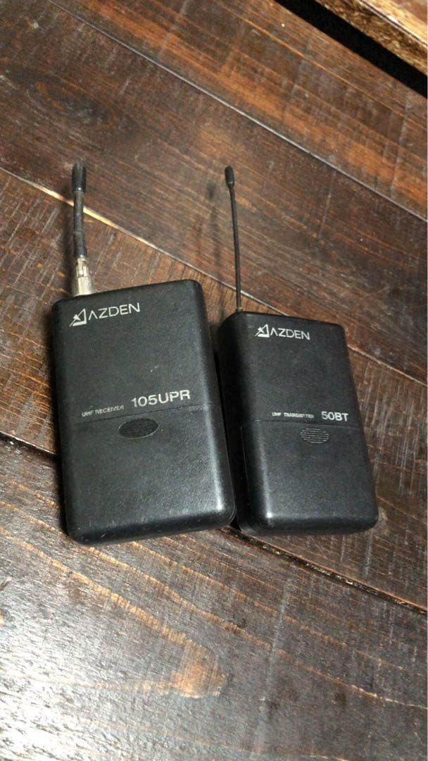 AZDEN ワイヤレスマイク　105LT ENG