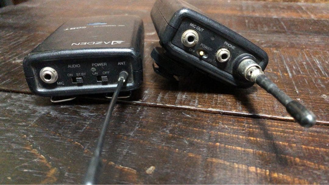 AZDEN ワイヤレスマイク　105LT ENG