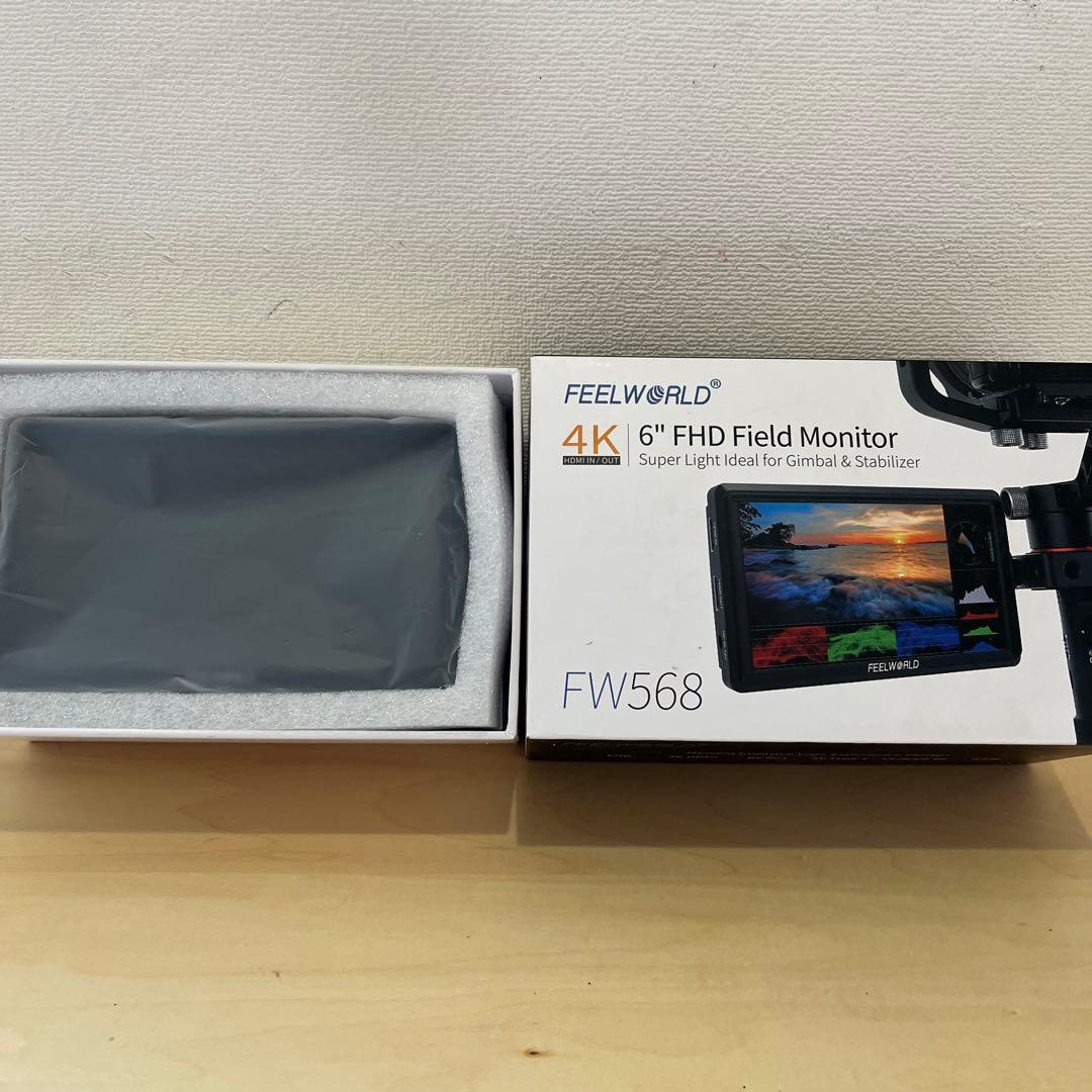 Feelworld FW568 V3 カメラ用モニター 6インチフィールワールド