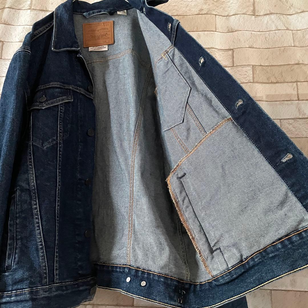 Levi's リーバイス Gジャン デニムジャケット 刺繍ロゴ L